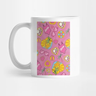 Barbie Background Mug